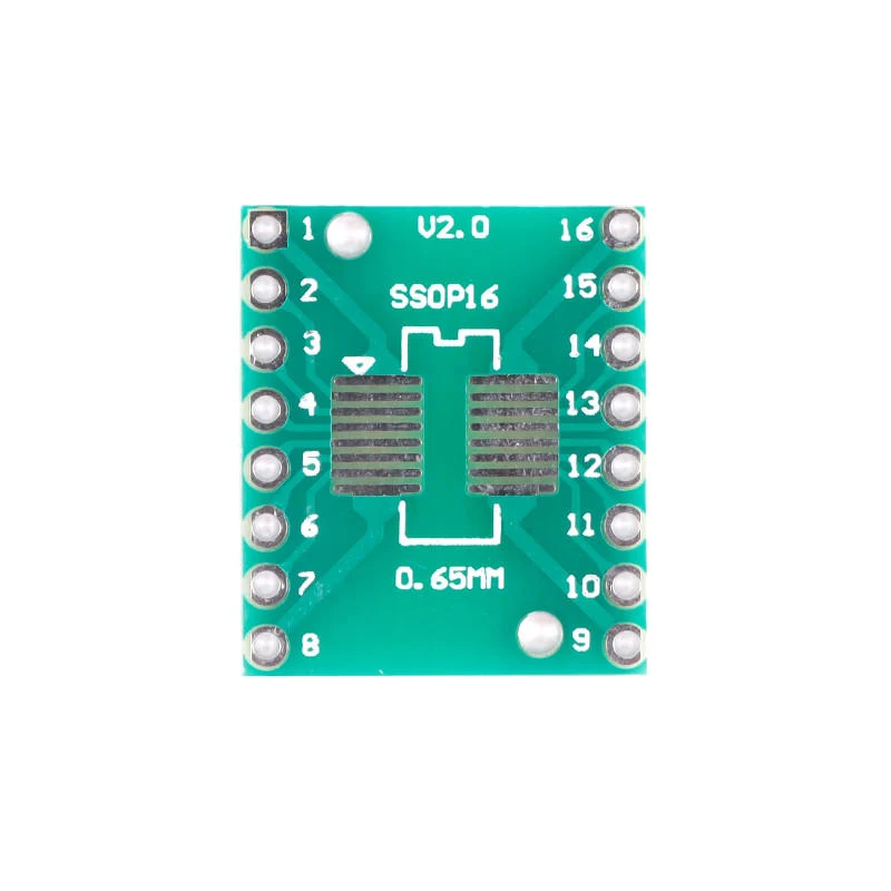 SOP16/SSOP16/TSSOP16 Wide Body Adapter Board To DIP 0.65/1.27mm Pitch (5 Pcs)
