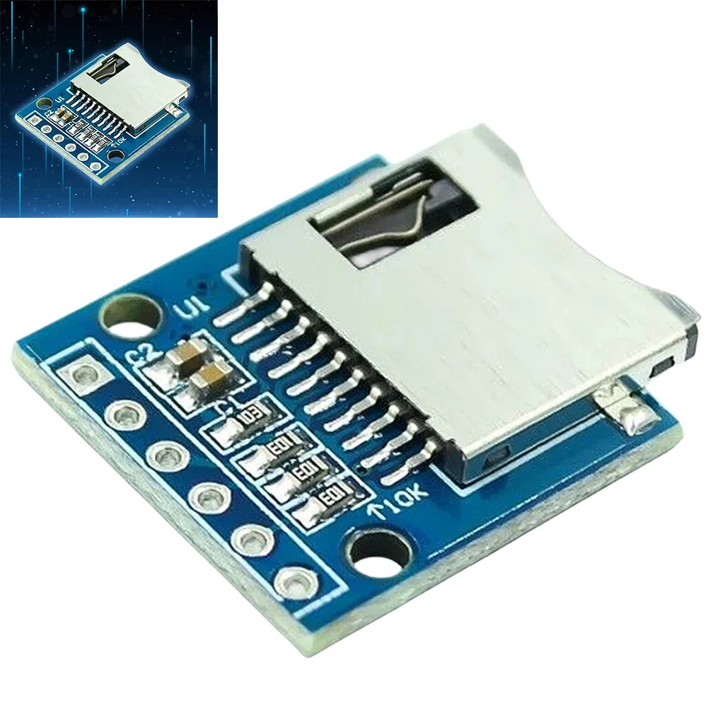 Micro SD Module SPI Storage Expansion Board 6 Pins Memory Shield Module Mini TF Card Module for Arduino DIY Kit