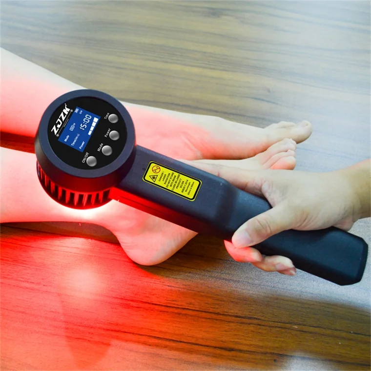 808nm and 650nm lllt cold laser physical therapy instrument for deep tissue treatment