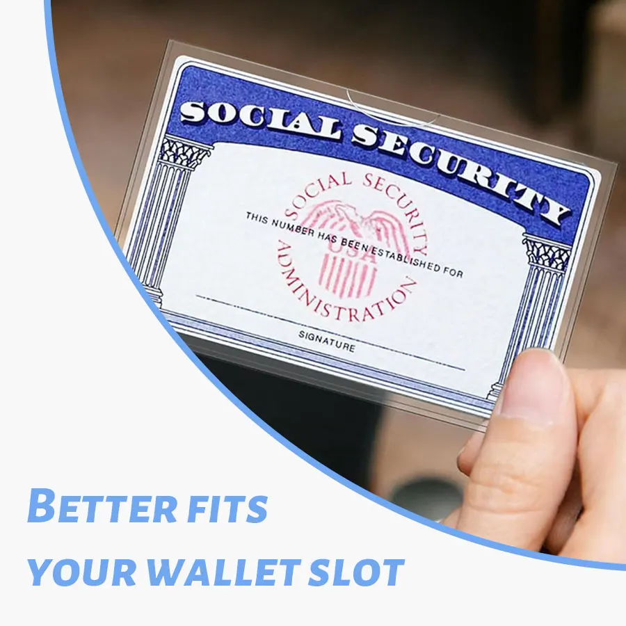 10pcs PVC Transparent Card Holder Bus Business Case Bank Credit ID Card Holder Cover Identification Card Container Holder image 3