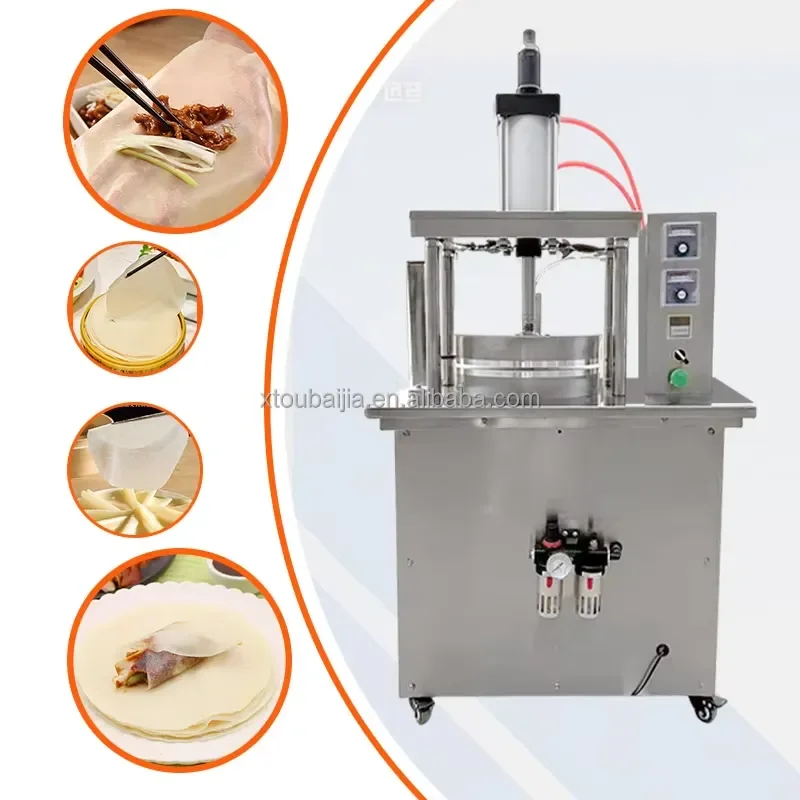 Automatic Hydraulic Pancake Maker Commercial Handheld Dough Press Machine for Bakery Restaurant Kitchen Use High Efficiency