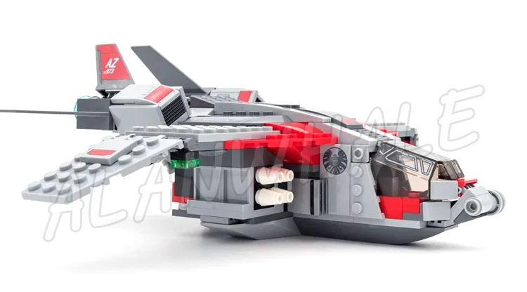 323 pz Super Fighter Revenger Capitano e L'attacco Skrull Quinjet Aereo 11235 Building Blocks giocattoli Compatibile Con Il Modello