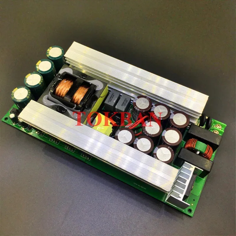 Tokban 2000w LLC لوحة إمداد الطاقة التبديل جهد الإخراج المزدوج ± 50 فولت إلى ± 120 فولت لمضخم الصوت DIY