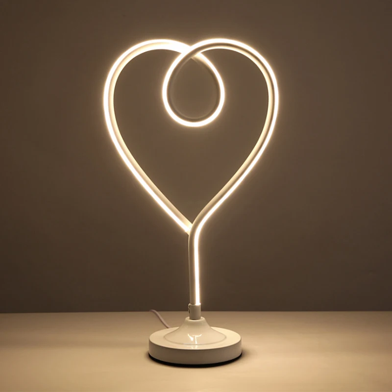 

Nordic table lamp simple modern bedroom hotel warm LED smart home creative decorative