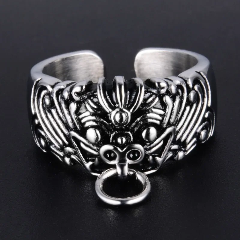 

Retro Chinese Mythical Animals Feastful Rings for Men Women Retro Open Finger Ring Good Lucky Jewelry Handmade Designer Rings