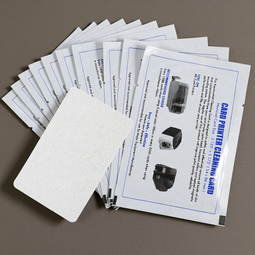 10Pcs Dual Side Cleaning Card Reusable Pos Terminal Cleaner Safe Dust Removal for Magnetic Optical Readers Cleaning Card