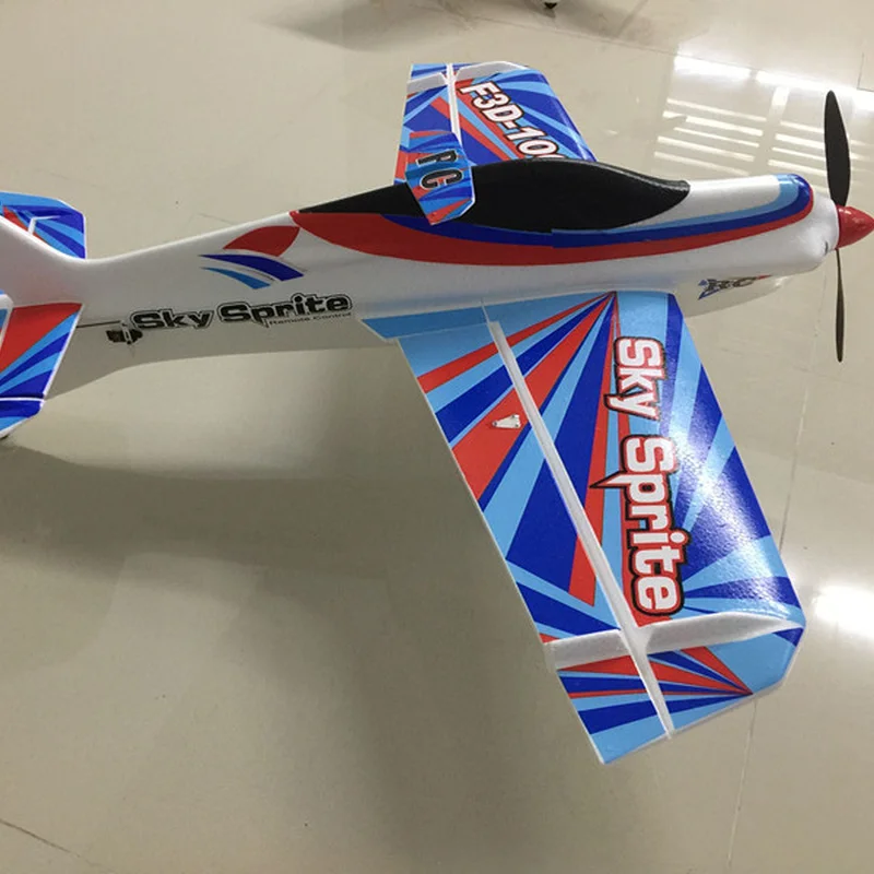 Aircraft Model Fixed Wing Remote-controlled Aircraft Wing Span 1m 15e 3d Stunt Aircraft Epo Material Rc Plane Toy Gift