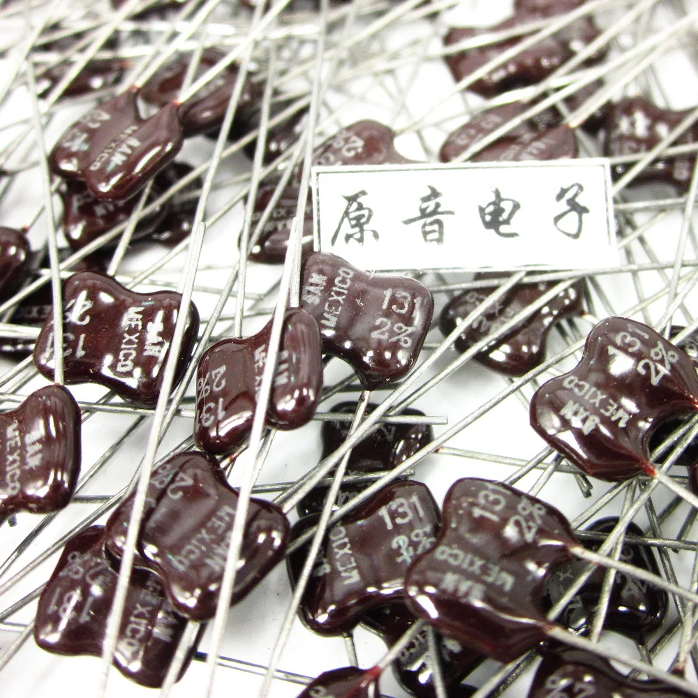 

20PCS/50PCS Silver mica capacitors capacitance line SAN fever Mica 131PF 500V FREE SHIPPING