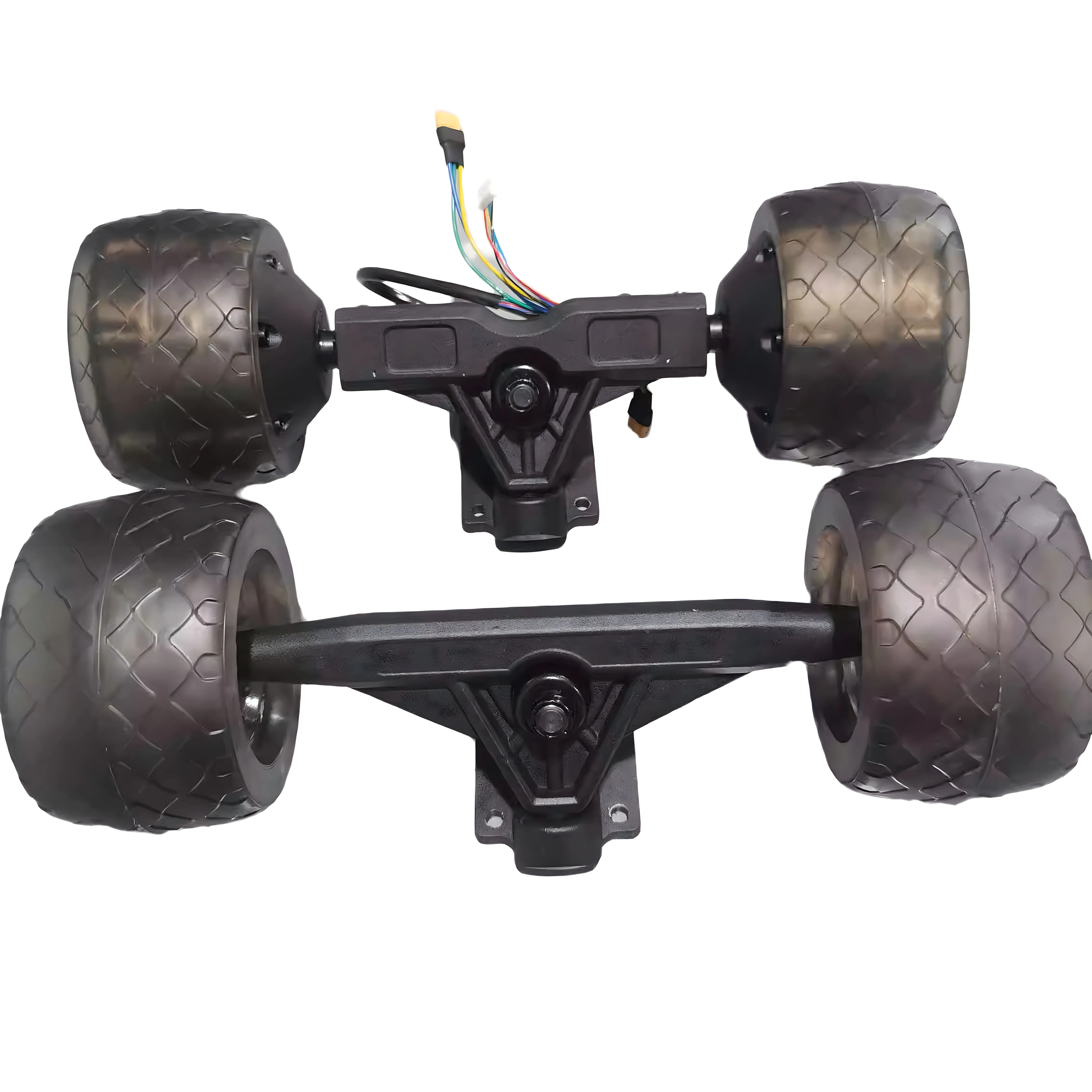 цена 105mm Double Drive Electric Skateboard Scooter With Four-wheel Hub Off-road Powertrain Power Wheels Axle