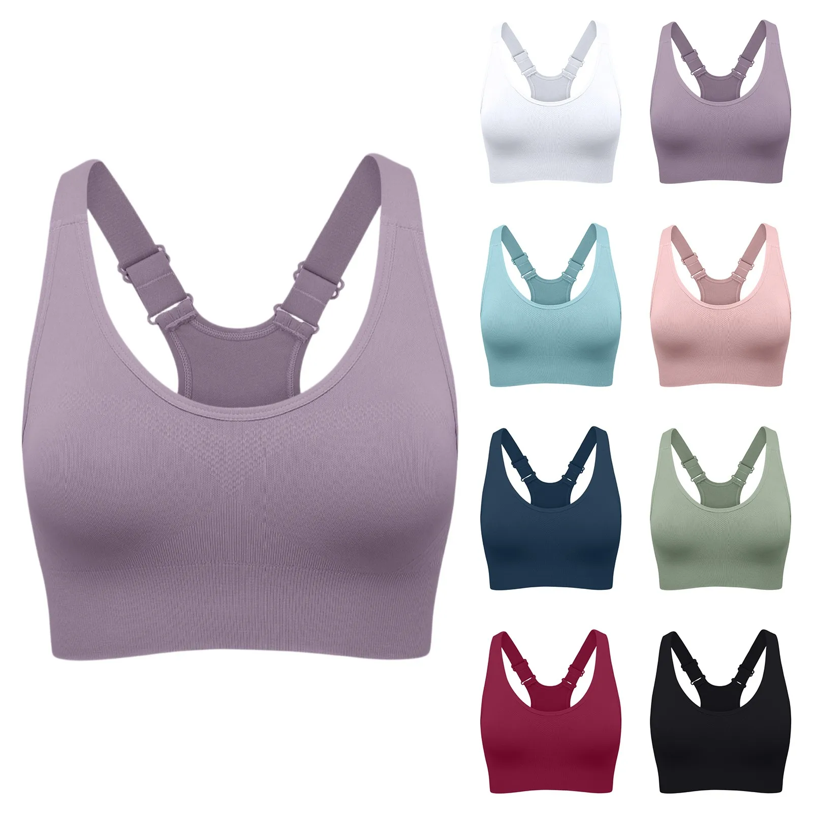 

Shockproof Sports Bra for Women Stylish Back Design High-Impact Workout Running Sweat-Wicking & Quick-Dry Fitness Bra Top