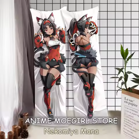 Cartoon Nekomiya Mana Dakimakura Pillow Cover Anime Cute Girl Hugging Fullbody Pillowcase Decoration Bed King Cushion Covers