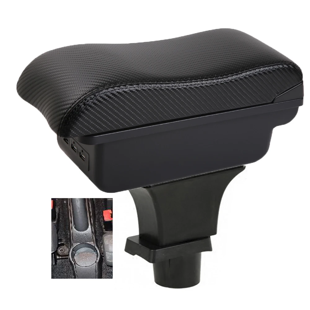 Fiat Panda II 2 Armsteunbox opbergkoffer voor middenconsole bestuurder elleboogsteun rustarm