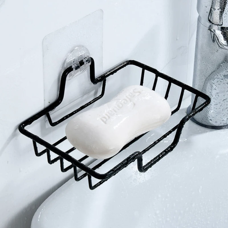 1 pz portasapone in acciaio inox a parete portasapone in spugna piatto accessori per il bagno ripiano autoadesivo