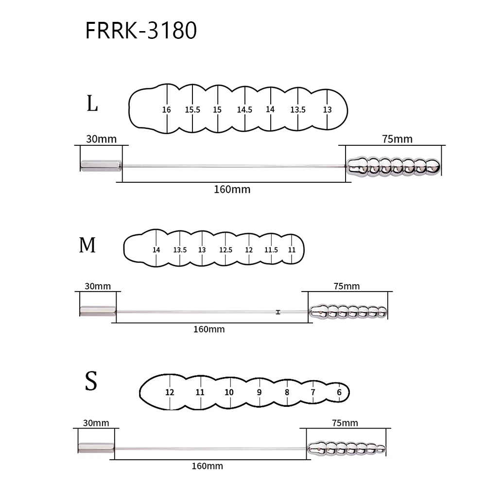 FRKO Protaste Stimulation Urethral Penis Plug Stainless Steel Urethral Dilator Sounding Rod Catheter Masturbation Sex Toys Men view 4