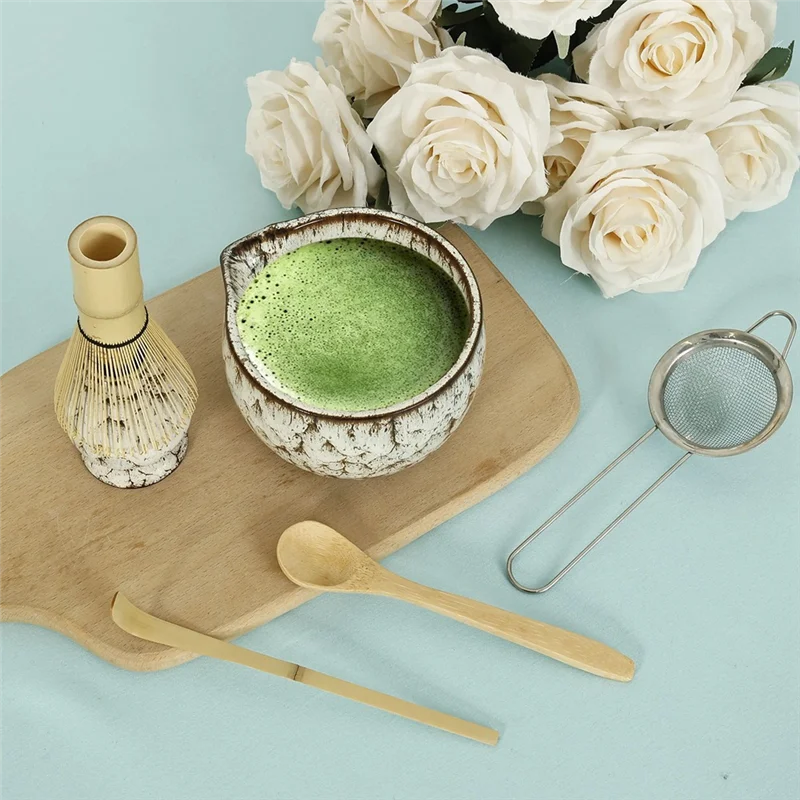 ABNM – ensemble de fouets Matcha japonais, 6 pièces, ensemble de tasses à thé élégantes, Gadgets de cuisine, support de fouet pour la maison