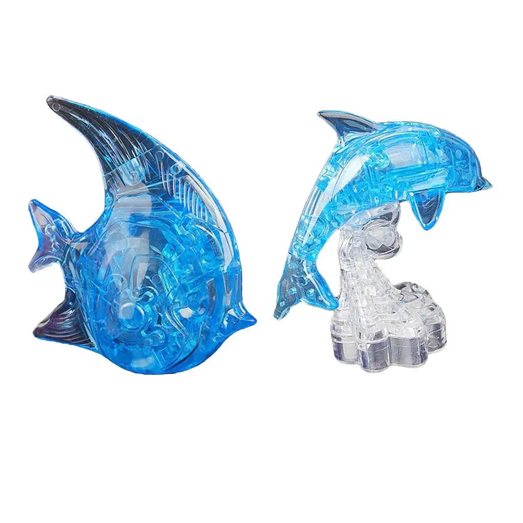 Fête pour enfants jouant au jouet amusant D Puzzles en cristal Puzzle cadeau