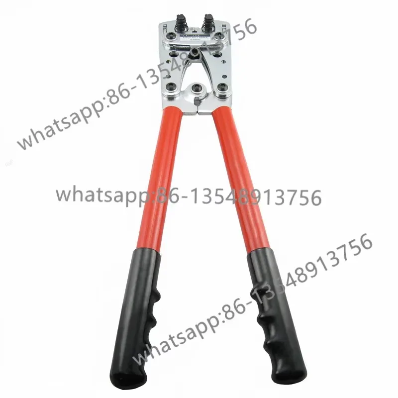 HX-50B Manual Crimping Pliers for Cable Lugs and Bare Terminals. Compatible with SC, JG,UT,OT Terminals,electrician Wiring Tool.