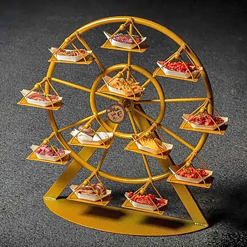 Online celebrity creative ferris wheel barbecue rack