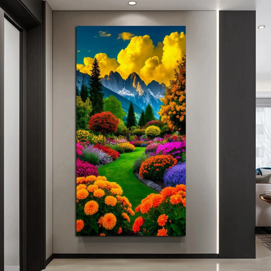 

Горный лесной пейзаж, большой размер, наборы для алмазной живописи «сделай сам», озеро, парусник, полная квадратная круглая дрель, мозаичная вышивка, фотографии