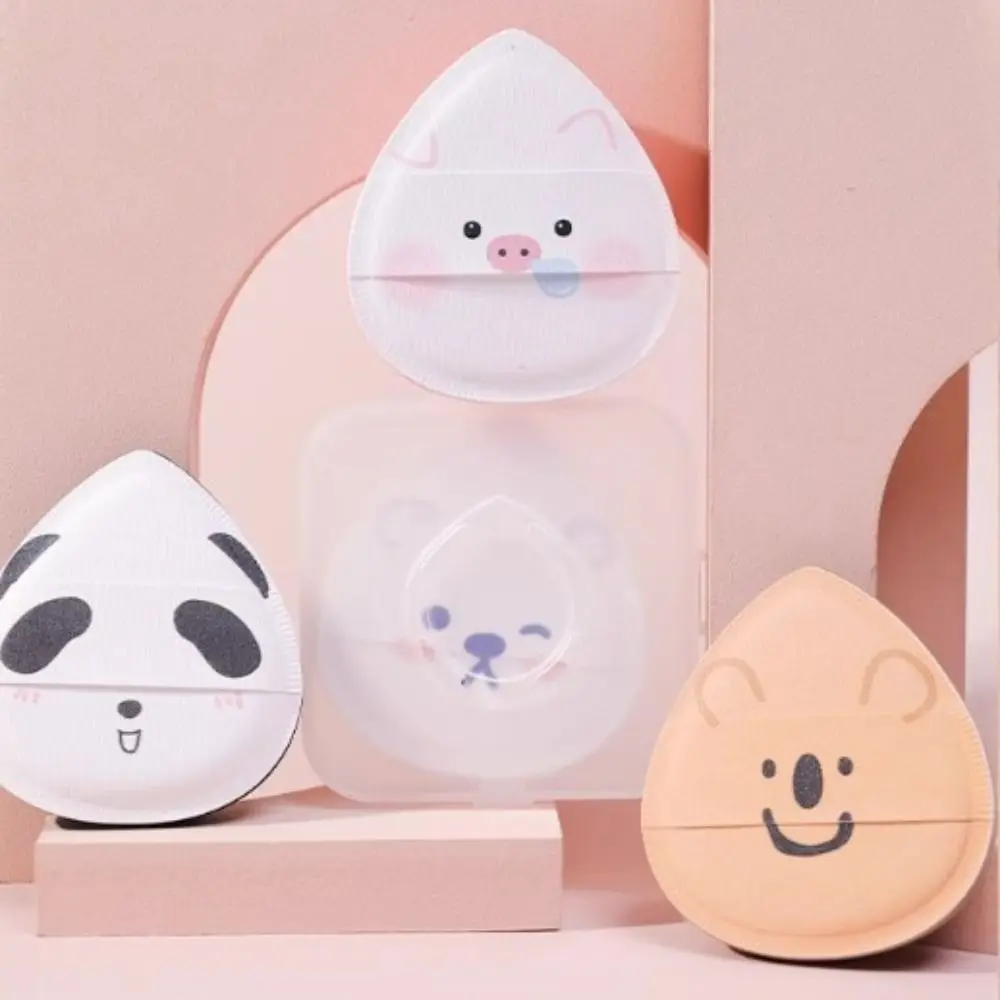 Cute Super Soft Zoo Powder Puff Makeup Tool Dry and Wet Soft Air Cushion Cartoon Air Cushion Powder Puffs