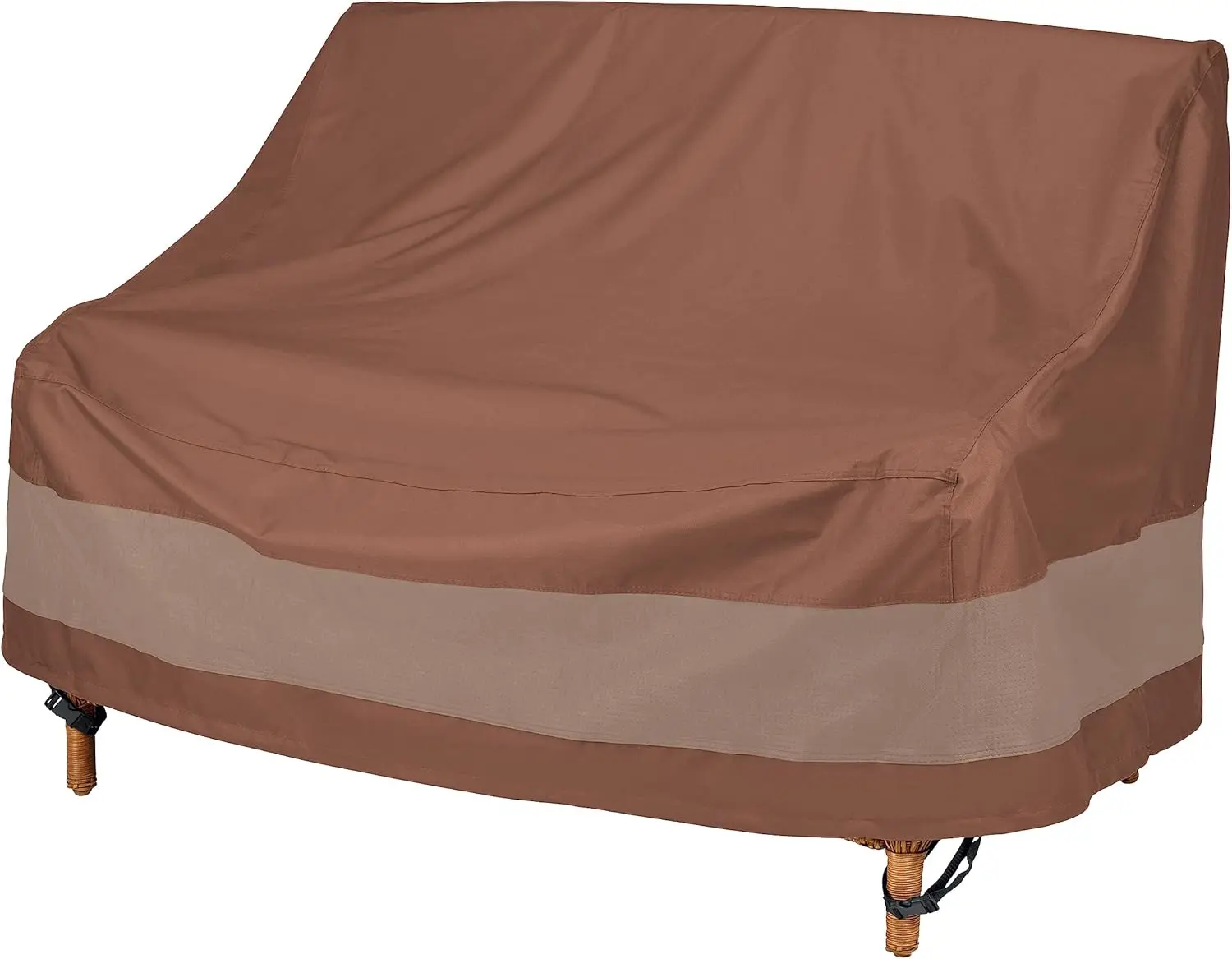 

Patio Loveseat Cover 62x38x35 inch Waterproof Furniture Cover for Rain Snow Wind Dirt with Adjustable Straps