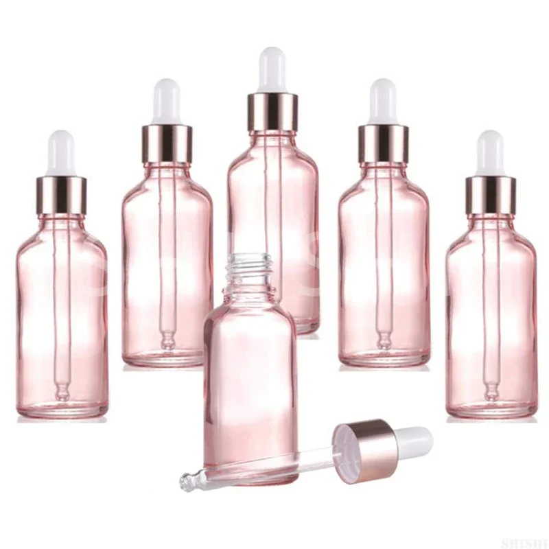 20 Pcs Lege Glazen Pipet Flessen Met Glazen Pipet Sample Containers Voor Essentiële Oliën Parfum 5Ml 10Ml 15ml 20Ml 30Ml 50Ml