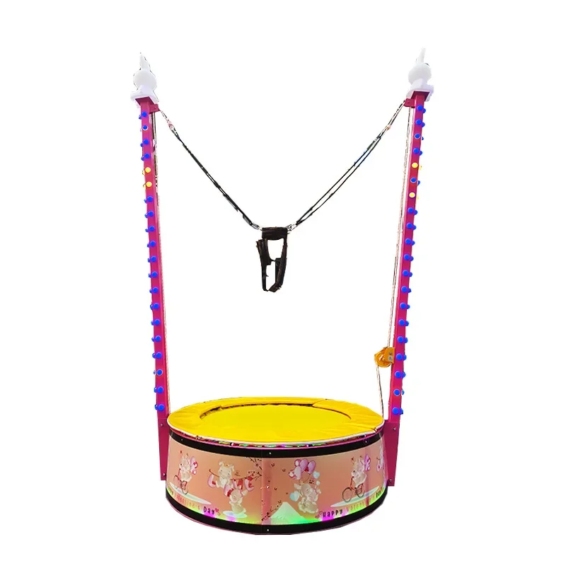 

2026 Large Bungee Jumping Trampoline Outdoor Electric Bounce Equipment for Kids Adults