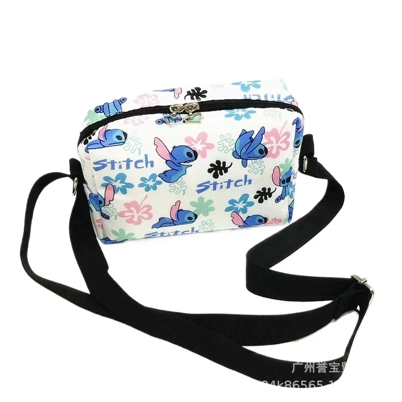 Disney Stitch Nylon Fabric Cosmetic Makeup Bag for Women Girl Travel Organizer Luxury Designer Makeup Pouch
