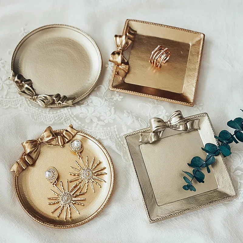 مجموعة واحدة من صواني إبداعية كلاسيكية لإكسسوارات الصور، إكسسوارات صور بريق معدني مستدام من الشمال، حامل مجوهرات للشعر #2