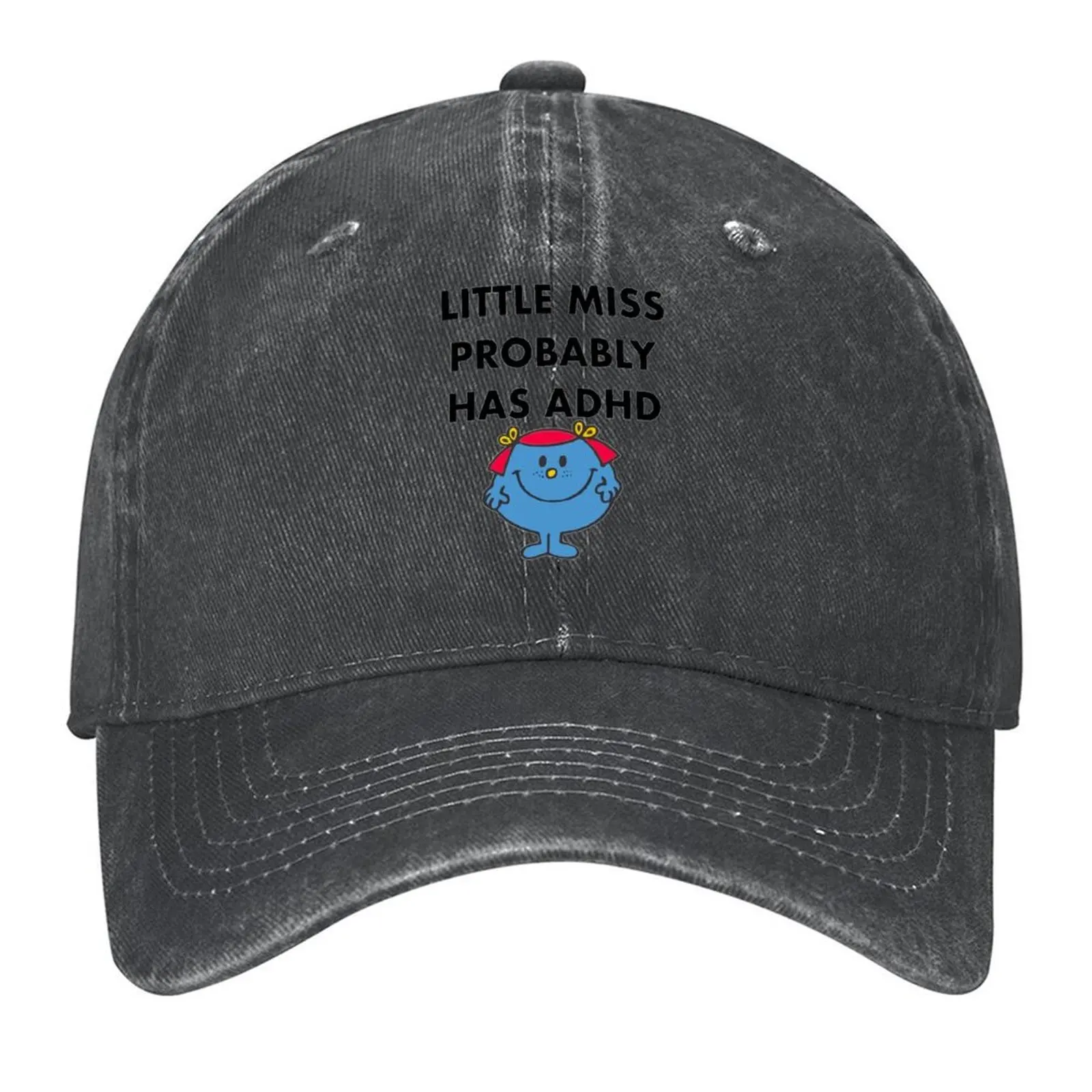 

Little Miss Probably Has ADHD Baseball Cap foam party Hat Thermal Visor New Hat party Hat Man Women's
