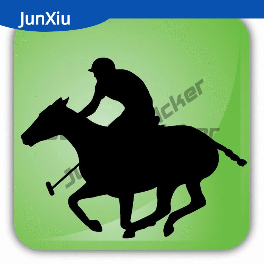 

Sport Icon Horses Sticker Car Laptop Bumper Trolley Case Anime Refrigerator Waterproof Vinyl Decal No Fading Car Sticker For