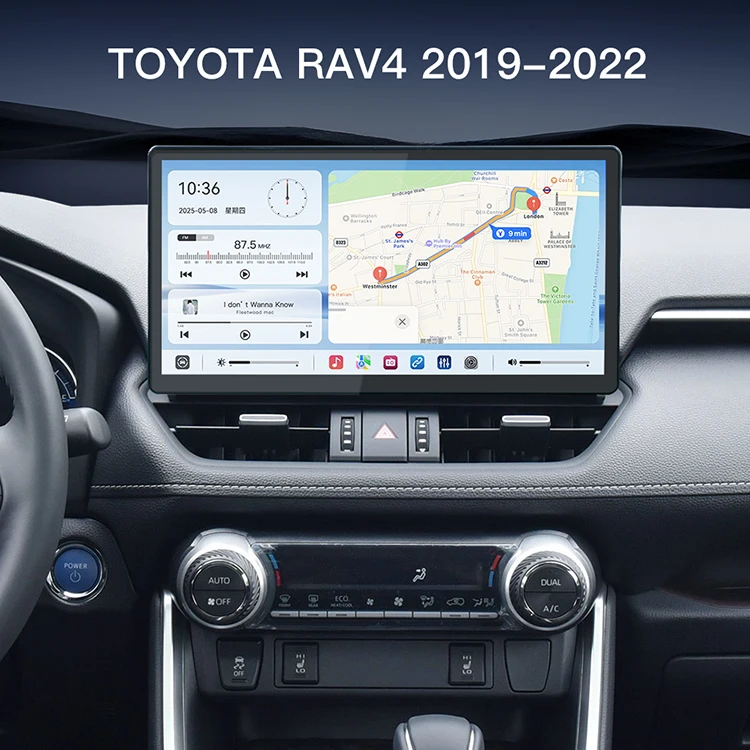 13.1 Inch Radio Navigation Multimedia Screen Wireless Carplay Android Auto Rav4 2019-2022
