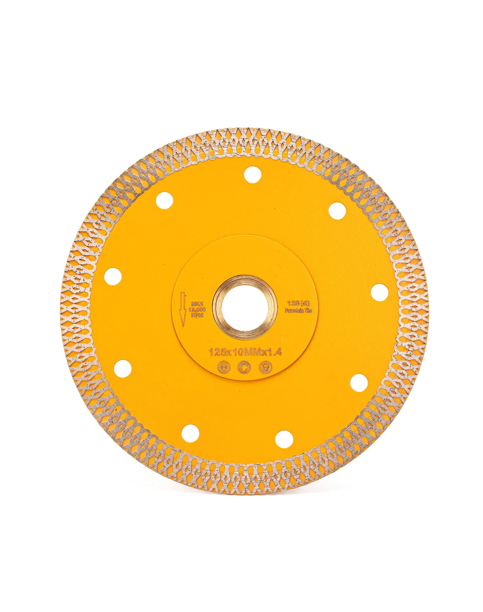 1.4mm Super Thin Dry Wet Tile Cutter Disc For Jade Crystal Marble Quartz Tile Bottle Disc Grinding Plate