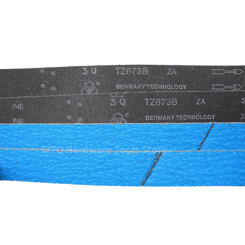 5 قطعة 2x82 بوصة أحزمة الرملي زركونيا لطحن المعادن ، شحذ السكين ، صنفرة مقاعد البدلاء ، 24-120 حصى 2100*50 مللي متر أحزمة الصنفرة