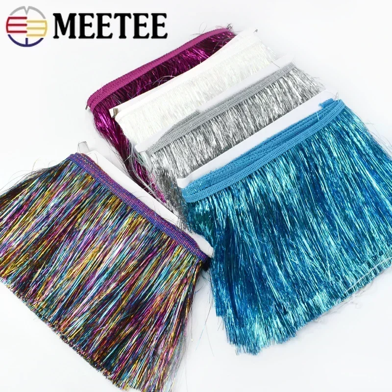 2/5/10Meters 15cm Fringe Tassel Lace Fringes Trim for Latin Dress Stage Clothes Curtains Laces Accessories Christmas Decoration