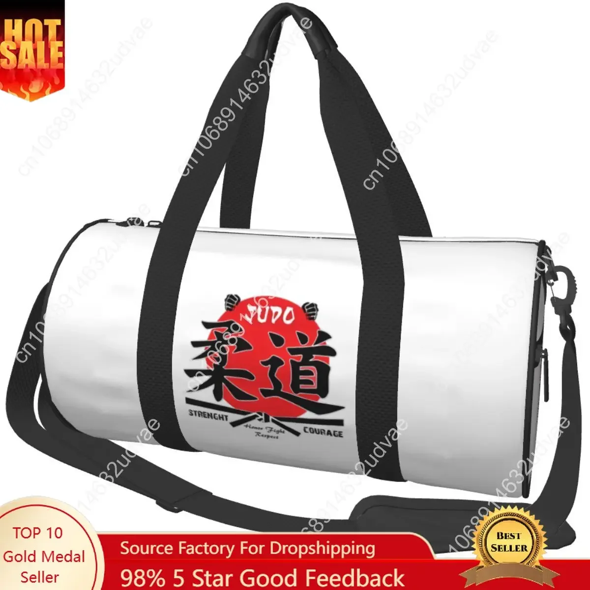 Judo Sports Bags Luggage Gym Bag with Shoes Funny Handbags Couple Design Outdoor Fitness Bag