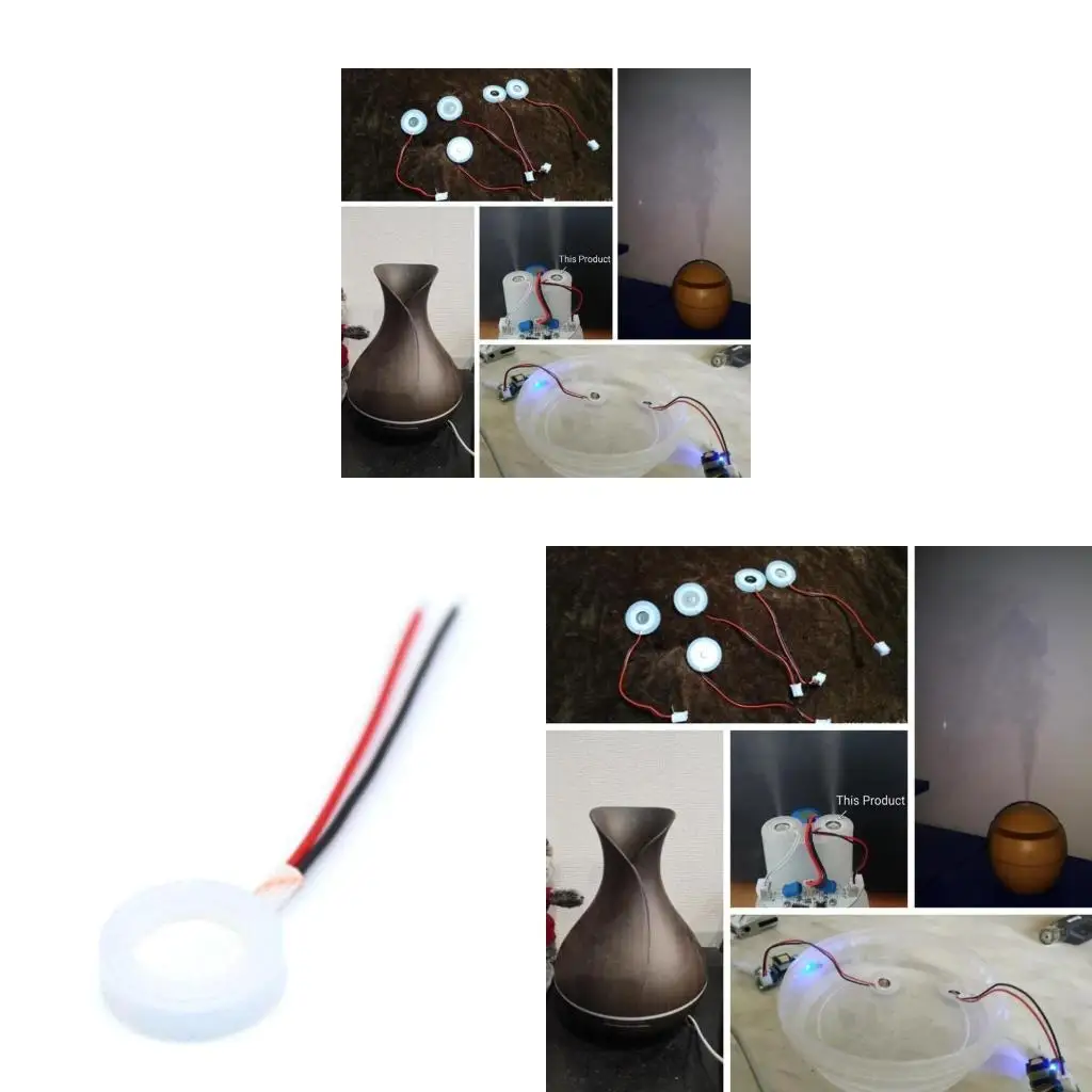 J6PE Ultrasonic Fogger Ceramics Discs 16mm Transducer Film for Atomizer Humidifier