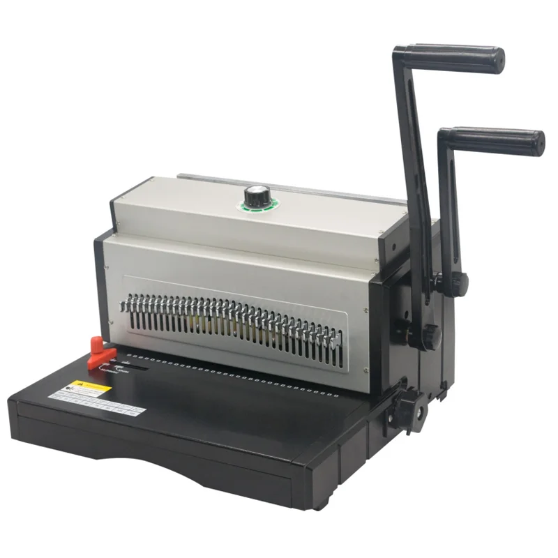 MT8703 Manual Wire 3:1hole Punch Binder Binding Machine
