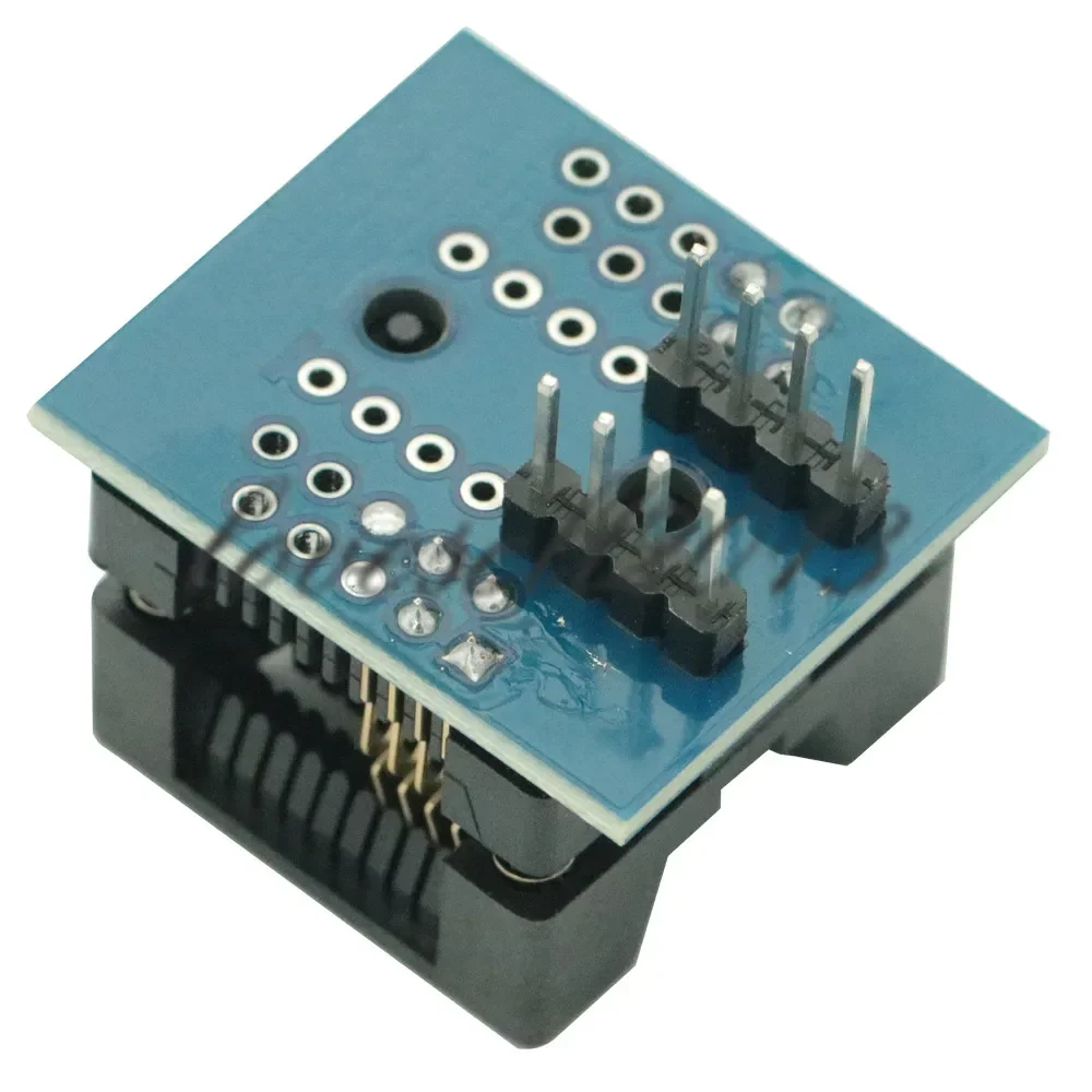 1PCS SOIC8 SOP8 to DIP8 Wide-body Seat Wide 200mil Programmer Adapter Socket Blue