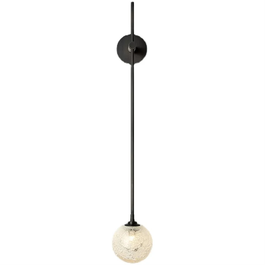 

Straight bar long line wall lamps living room bedroom study bedside Nordic modern bubble glass wall sconces light decor lighting