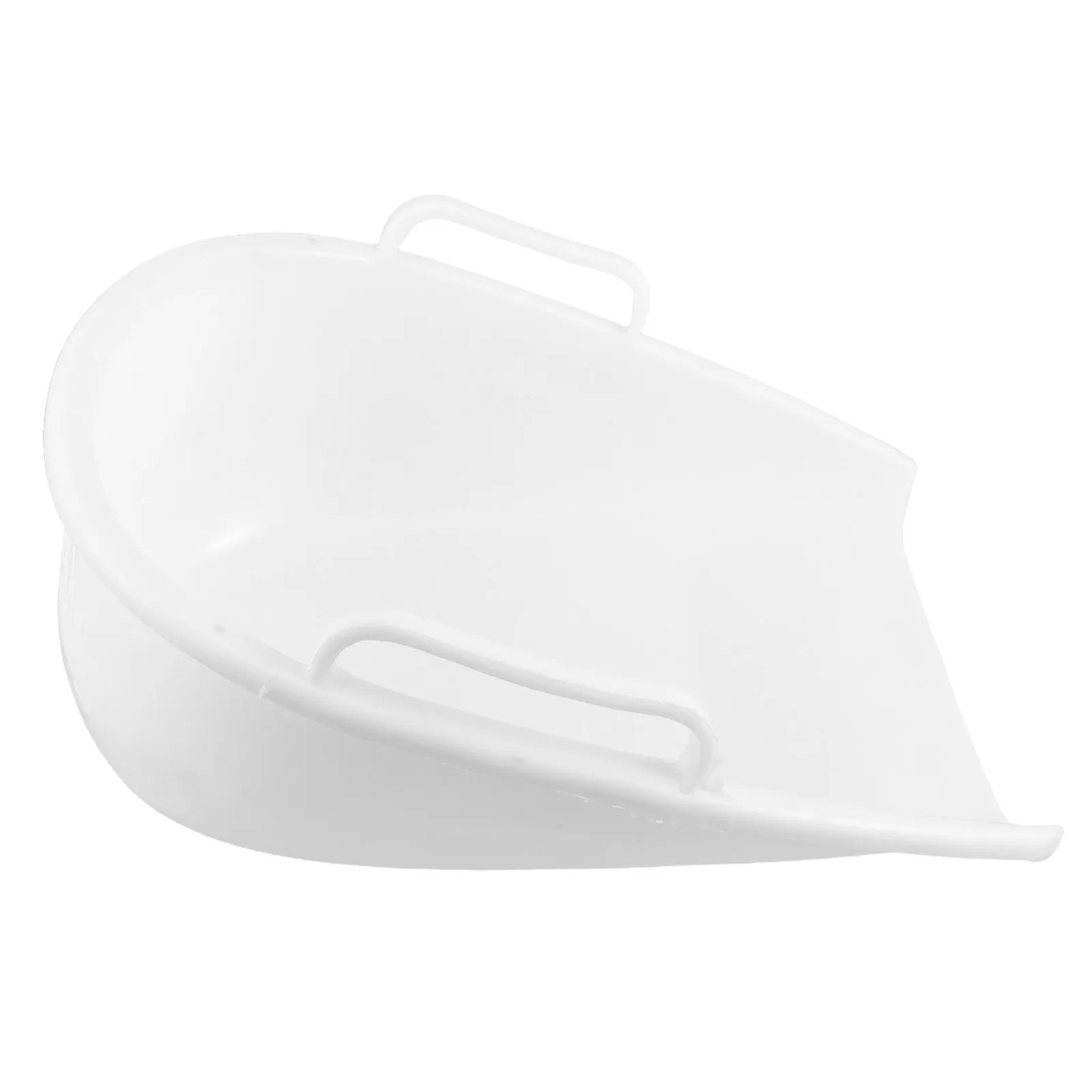 Small Household Cleaning Dust Pan Dual Handle Heavy-Duty Plastic Wide Mouth Dustpan Yard Cleanup Tool Utility Hand Scoop