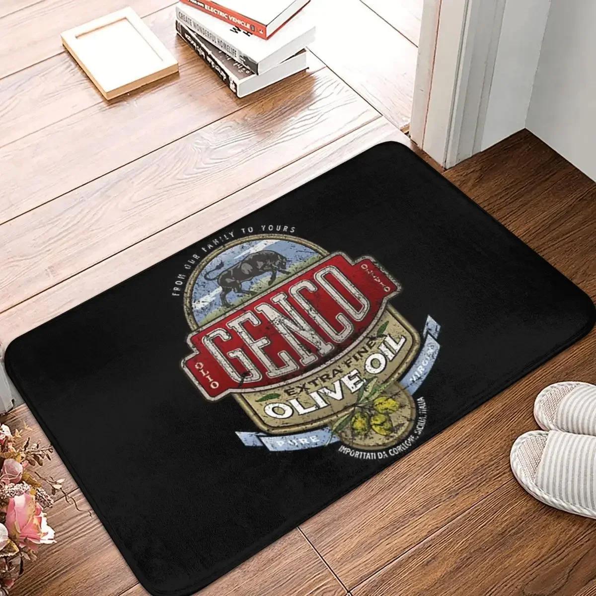 GENCO OLIVE OIL Anti-slip Doormat Floor Mat Dust-proo Carpet Rug for Kitchen Entrance Home Balcony Footpad Mats