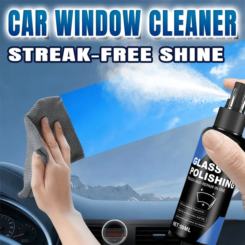 Car Glass Concentrated Coating Windshield Washer Fluid, Ultimate Oil Film Cleaner & Protector – Effectively removes oil films