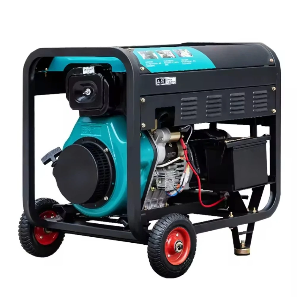 Outdoor diesel generator electric start 3KW/5/6/8/10 kilowatts single three-phase 220V380V low noise home