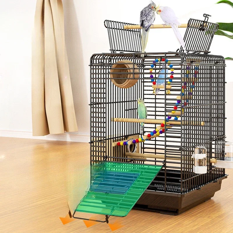 Myna Rabbit Breeding Bird Cage Guinea Pig Carrier Courtyard Bird Cage Luxury Hummingbird Jaula Decorativa Pet Products RR50BC