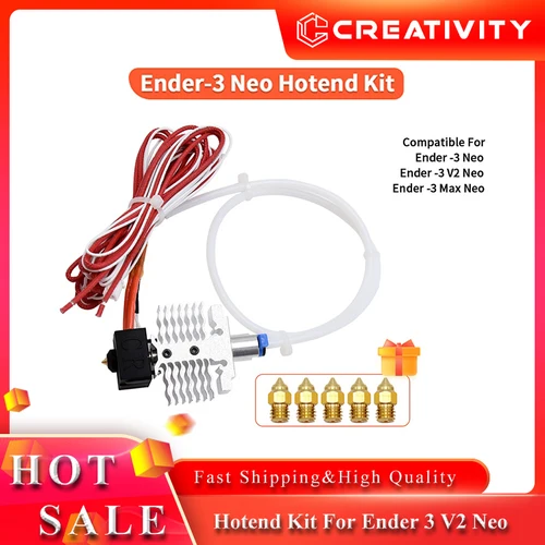 Kit Hotend para Ender 3 V2 Neo Original reemplazar impresora 3D extrusora Hot End J-Head Fit Ender-3 Neo, Max Neo accesorios de impresora 3D