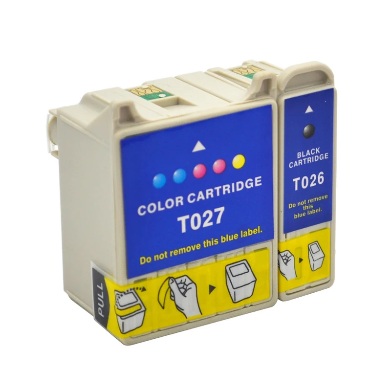 Compatible Ink Cartridge for T026 T027 suit for Stylus C50 Stylus Photo 810/820/830/830U/925/935 printer