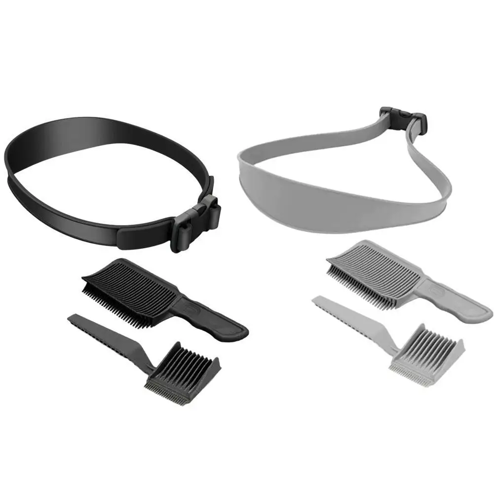 Professionelles Verstellbares Haarschneide-Set, Nackenlinien-Rasierschablone, DIY Selbst-Haarschneidesystem, Werkzeug für Männer (3-teilig/Set) – Detail 3