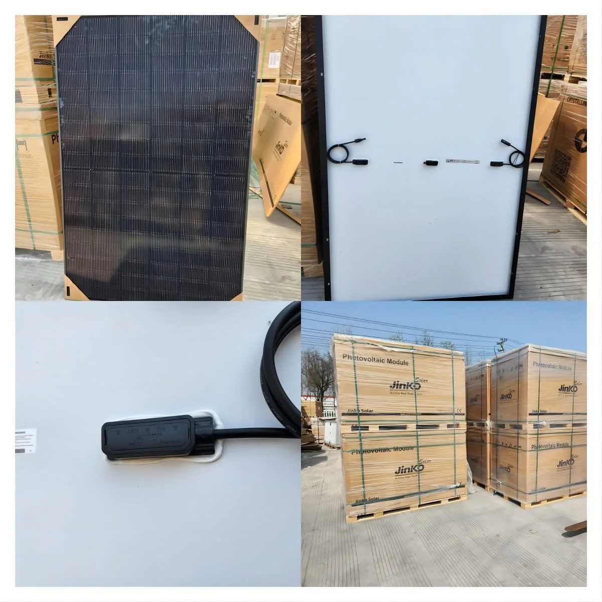 USA HZ Energy Half Cell N-Type 400W 440W Panneau solaire tout noir en stock Entrepôt américain disponible