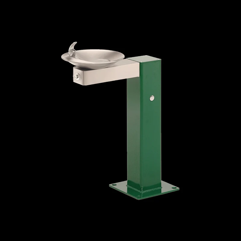 Contemporary Dual Level Park Playground Outdoor 304 316 Stainless Steel Drinking Water Fountain With Pet Drinking Fountain